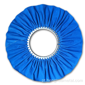 Roda de polimento de pano azul para polimento de moldura de automóvel